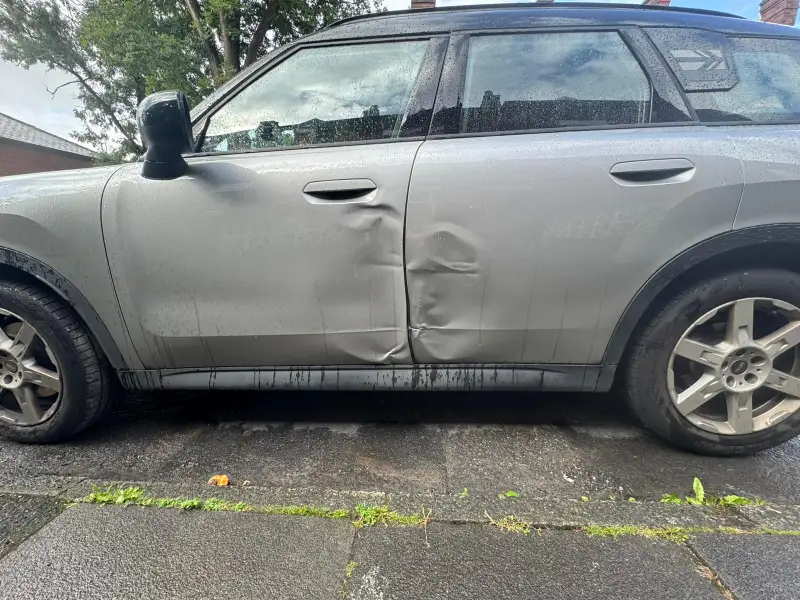 Mini repaired following side impact collision liaising with the customer's insurance company: Swipe To View More Images