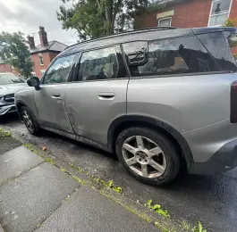 Mini repaired following side impact collision liaising with the customer's insurance company: Click Here To View Larger Image