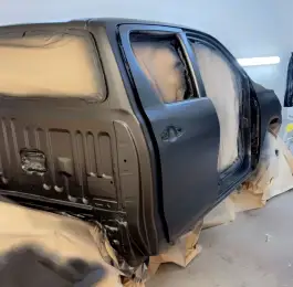 Toyota Hilux completed in full Raptor, giving a hard-wearing, textured appearance on behalf of government agency: Click Here To View Larger Image
