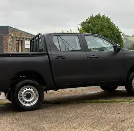 Toyota Hilux completed in full Raptor, giving a hard-wearing, textured appearance on behalf of government agency: Click Here To View Larger Image